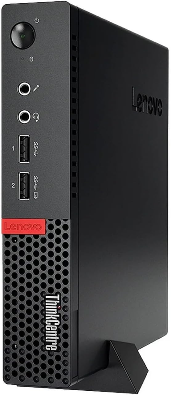 Lenovo ThinkCentre M710Q Tiny Desktop Computer, 7th Gen Intel Core i5-7400T, 16GB DDR4 RAM, 256GB SSD, DisplayPort, WiFi, BT Keyboard ＆ Mouse, Windows 11 Pro (Renewed)