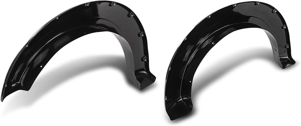 Front Fender Flares Pocket Rivet Black Fit for F0RD F-250 F-350 Super Duty 2017-2020 802-0316 802-0316B