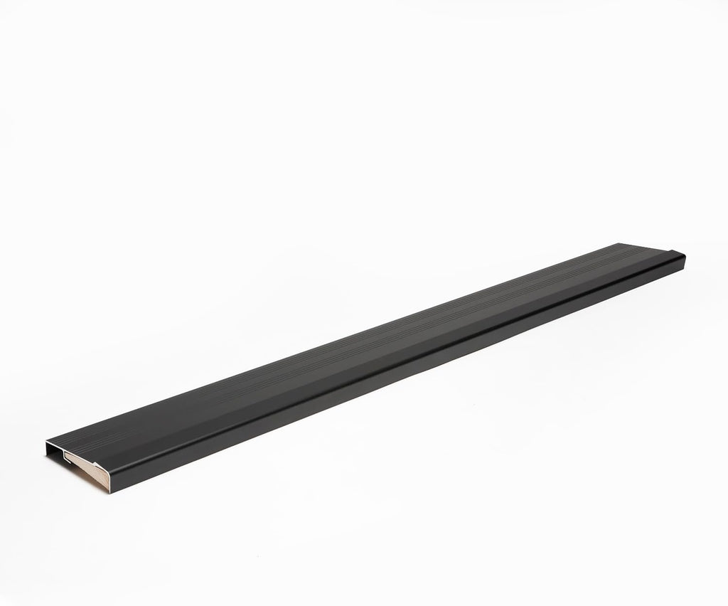 Premium Inswing Threshold with Exterior Long Cover Aluminum Sill with Wood Insert for Sealing Gap Under/Replacement Under Threshold Different Sizes Available. (72 inch Small Gap)