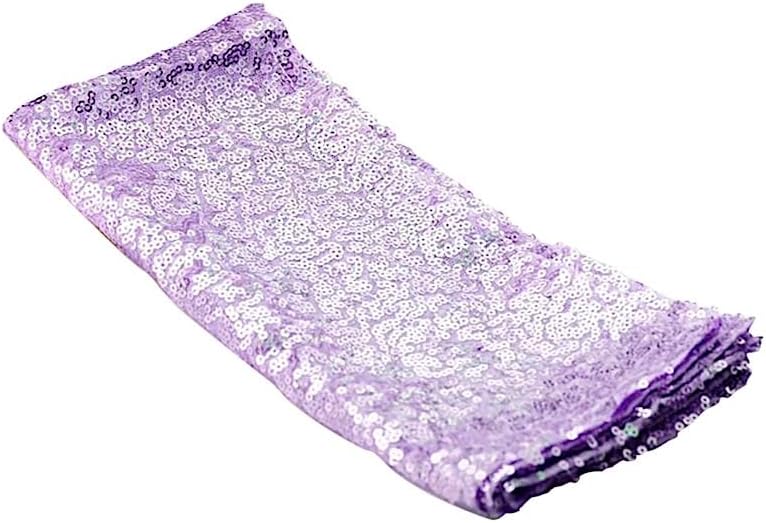 50 pcs 20-Inch Lavender Sequins Napkins - for Wedding Party Restaurant Holiday Dinner