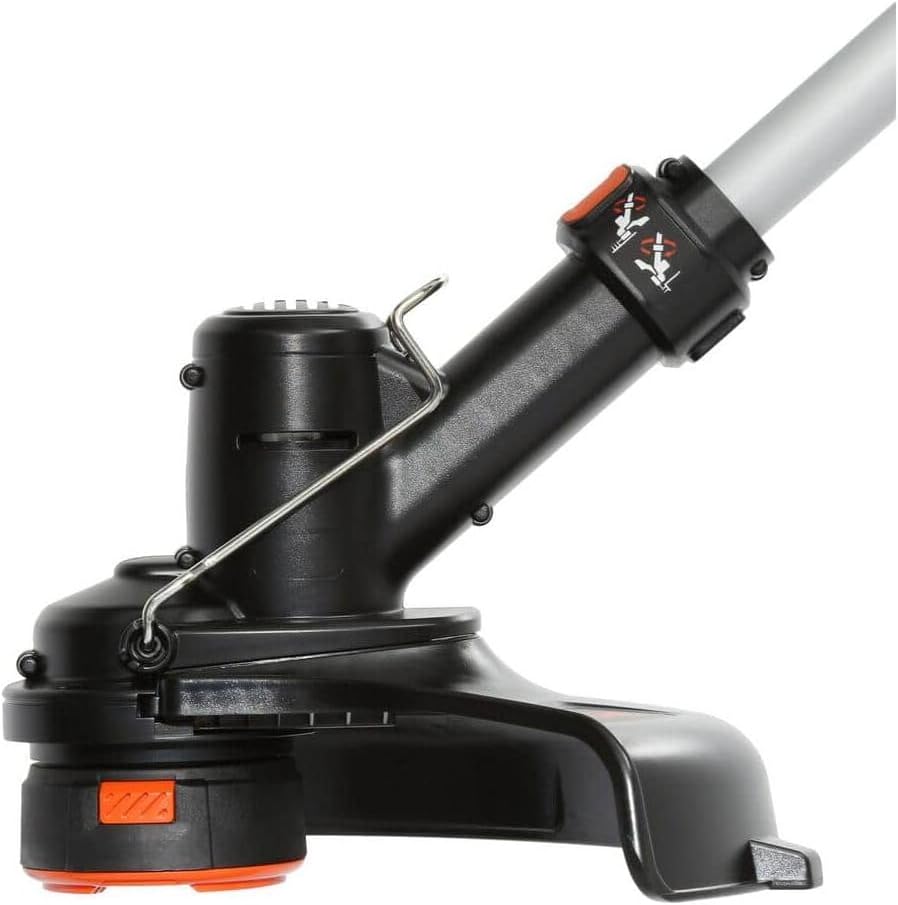 BLACK+DECKER 40V MAX 13 in String Trimmer Edger Cordless with Adjustable Telescoping Pole, 2 in 1 Weed Wacker Lawn Edger, Includes Battery and Charger (LST136)