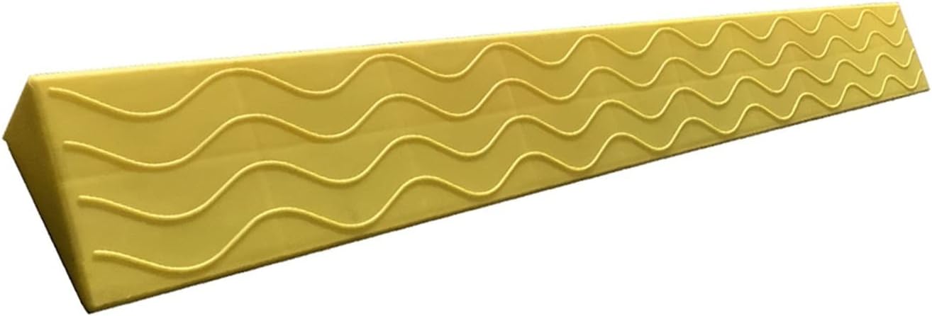 Threshold Ramp Used for Thresholds, Doorways and Bathroom, for Self-Balancing Hoverboards, Power Chairs, and Mobility Scooters (Color : Yellow, Size : 3.5cm)