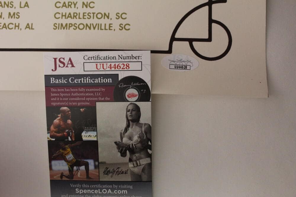 CHRIS STAPLETON SIGNED AUTOGRAPH 18X24 CONCERT TOUR POSTER SPRING 2016 TOUR W/ JAMES SPENCE JSA AUTHENTICATION - COUNTRY MUSIC SUPERSTAR - TRAVELLER, FROM A ROOM: VOLUME 1, FROM A ROOM: VOLUME 2, STARTING OVER, VERY RARE