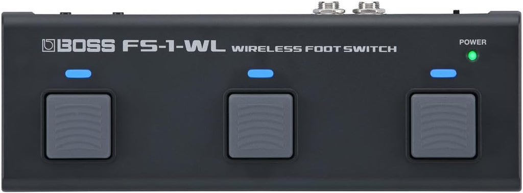BOSS FS-1-WL Compact Wireless Footswitch | Control Digital Music Score Apps, YouTube Videos, DAWs, Instruments and More via Bluetooth | MIDI | Connect External Footswitches and an Expression Pedal