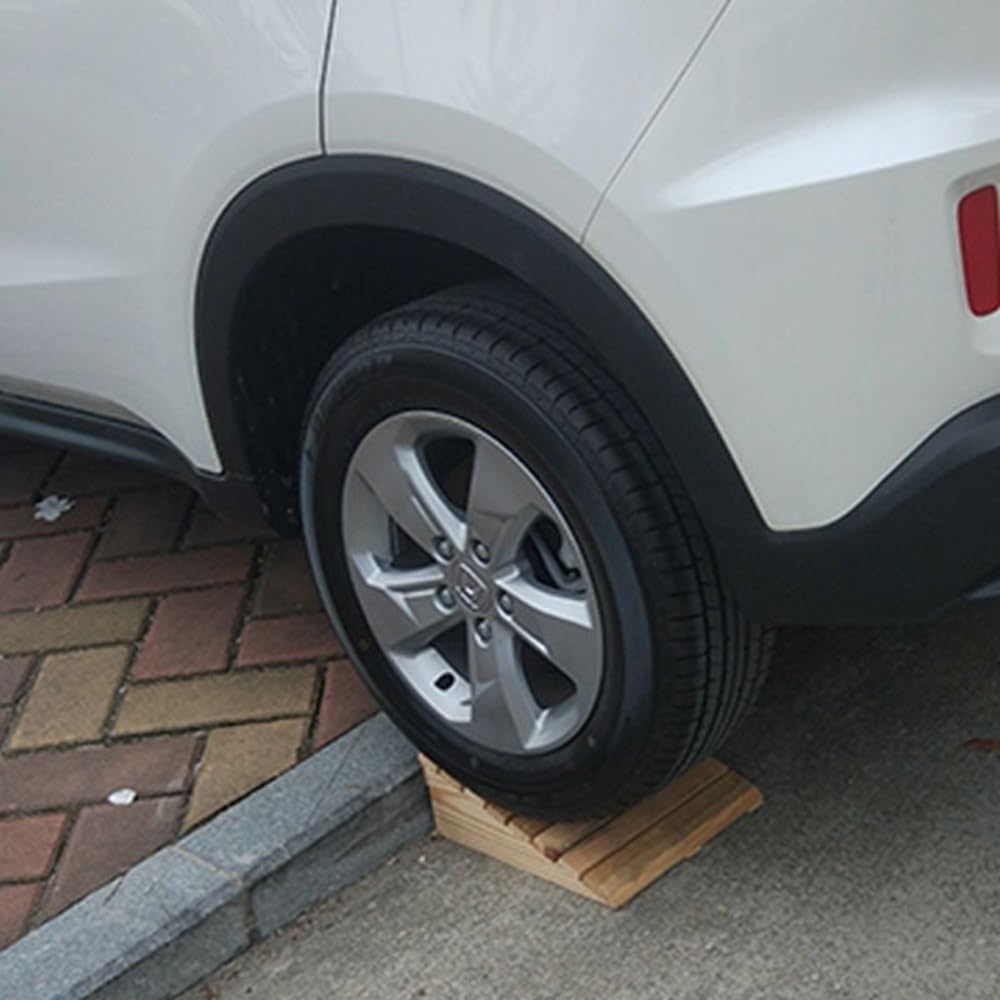 5' Rise Threshold Ramp, 880 Lbs Capacity Wheelchair Ramp, Wood Entry Ramp, Non-Slip Transition Ramp Doorways Mobile Threshold Rise Ramps(2.8' Rise/30x25x7cm)