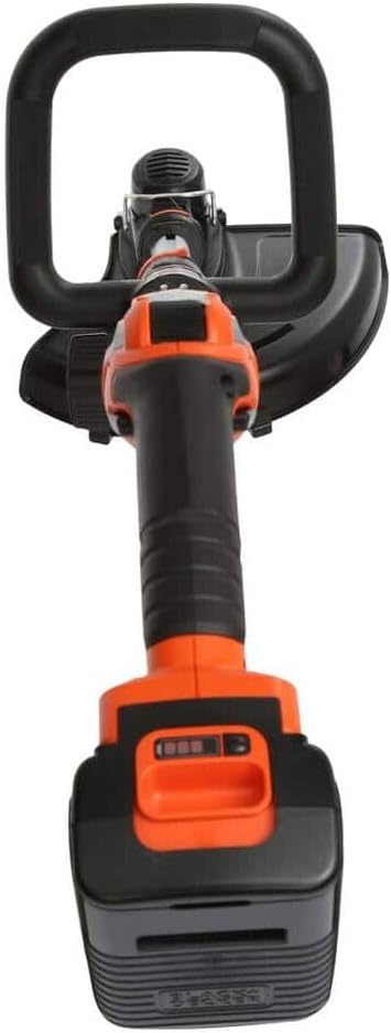 BLACK+DECKER 40V MAX 13 in String Trimmer Edger Cordless with Adjustable Telescoping Pole, 2 in 1 Weed Wacker Lawn Edger, Includes Battery and Charger (LST136)