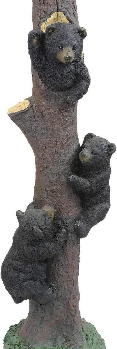 BLACK FOREST DECOR - Climbing Bear Trio Floor Lamp for Cabin, Living Room, Office - Rustic Woodland Decor, 60' x 18.5'