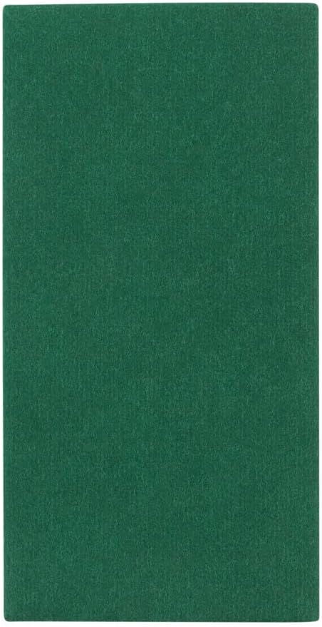 Green Cloth Like Dinner Napkins - 1/6 Fold 12'x16' Single Use Linen Feel Disposable Guest Towels, Absorbent, Soft, Elegant, Bathroom Hand Towel, Party, Wedding, Napkins, Tablesetting, Receptions (480)