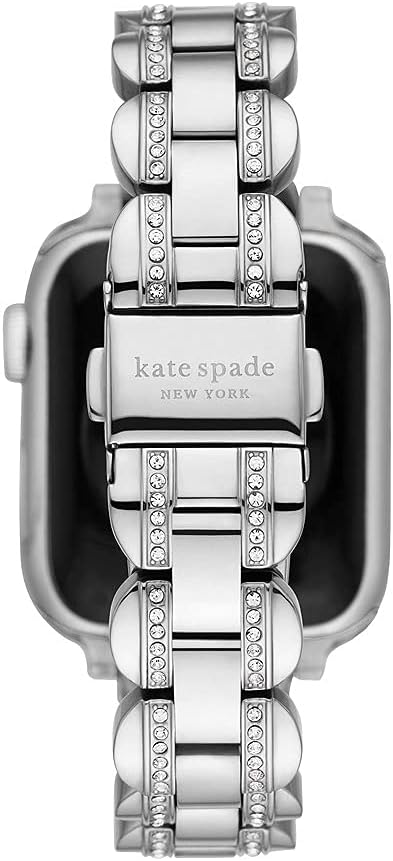kate spade new york Designer Interchangeable Stainless Steel Band Compatible with Your 38/40/41mm Apple Watch Series 9/8/7/6/5/4/3/2/1/SE