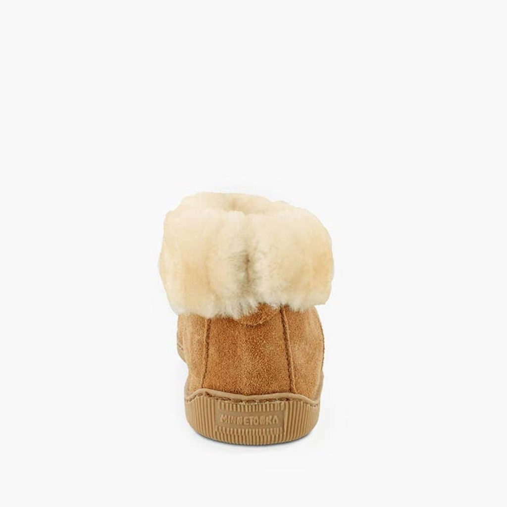 Minnetonka Men's Sheepskin Ankle Boots