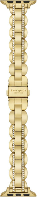 kate spade new york Designer Interchangeable Stainless Steel Band Compatible with Your 38/40/41mm Apple Watch Series 9/8/7/6/5/4/3/2/1/SE