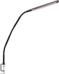 Electra Table Lamp: 3 Color Temperatures (Daylight 6000K/Cool 4000K/Warm 2700K), 95+ CRI LED, Dimmer Switch, Flexible Arm, Desk Lamp for Artists, Crafts & Office (Black, 2500 Lux at 12')