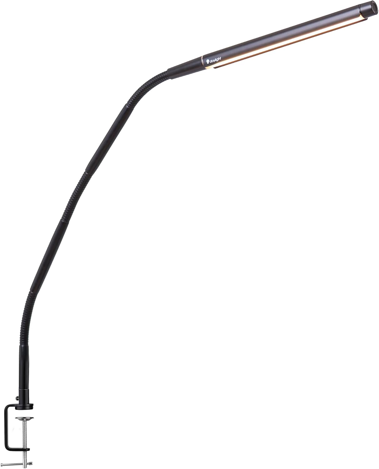 Electra Table Lamp: 3 Color Temperatures (Daylight 6000K/Cool 4000K/Warm 2700K), 95+ CRI LED, Dimmer Switch, Flexible Arm, Desk Lamp for Artists, Crafts & Office (Black, 2500 Lux at 12')