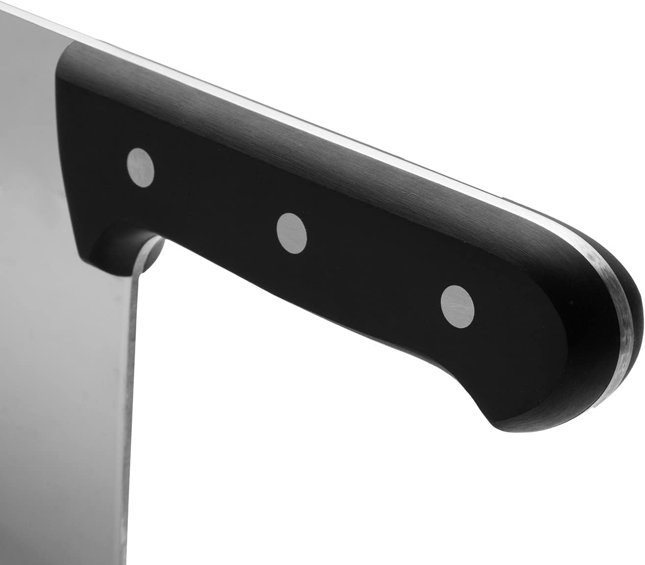 Arcos Cleaver Knife Butcher Knife - Nitrum Stainless Steel Blade 10' - Polyoxymethylene Handle (POM) in Black Color (7'') - Series Universal - Black Color
