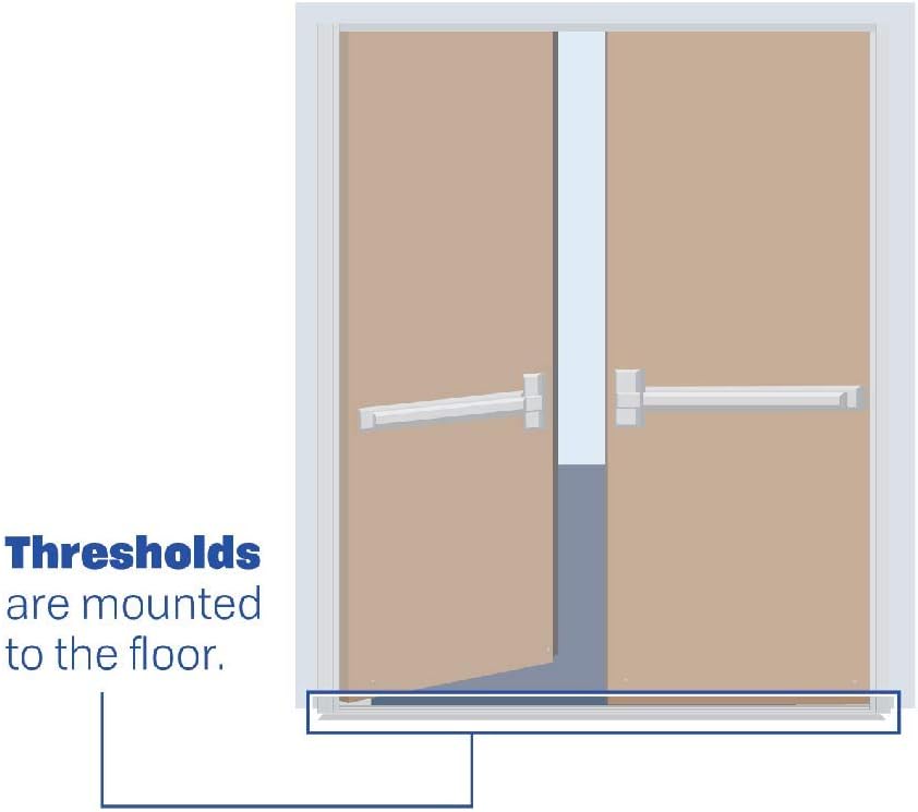 3376BR Adjustable Threshold (3' by 1/4') Bronze (48')