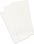 White Cloth Like Dinner Napkins - 1/6 Fold 12'x16' Single Use Linen Feel Disposable Guest Towels, Absorbent, Soft, Elegant, Bathroom Hand Towel, Party, Weddings, Napkins, Tablesetting, Reception (480)