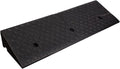 Large Rubber Plastic Curb Ramp,Outdoor Steps/Doorway Threshold Ramps for Wheelchairs Sidewalk with Slip-Resistant Surface,100x25x4-9cm