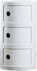Bedside Cabinet with 3 Drawers Side Tables Mini Simple Bedside Table Lightweight and Portable Plastic Locker Bedside Table for Living Room, Couch, Bed