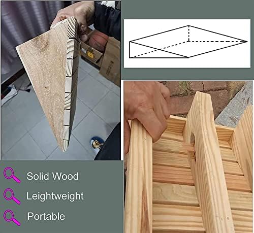 Heavy Duty Dog Ramps for Cars & Wheelchairs - Wooden Threshold Ramps for Doorways, Adjustable 3-8in Rise, Ideal for Pets, Seniors & Disabled Access