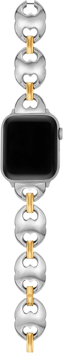 Tory Burch Women's Double T 38/40/41/42/44/45/46mm Band for Apple Watch®