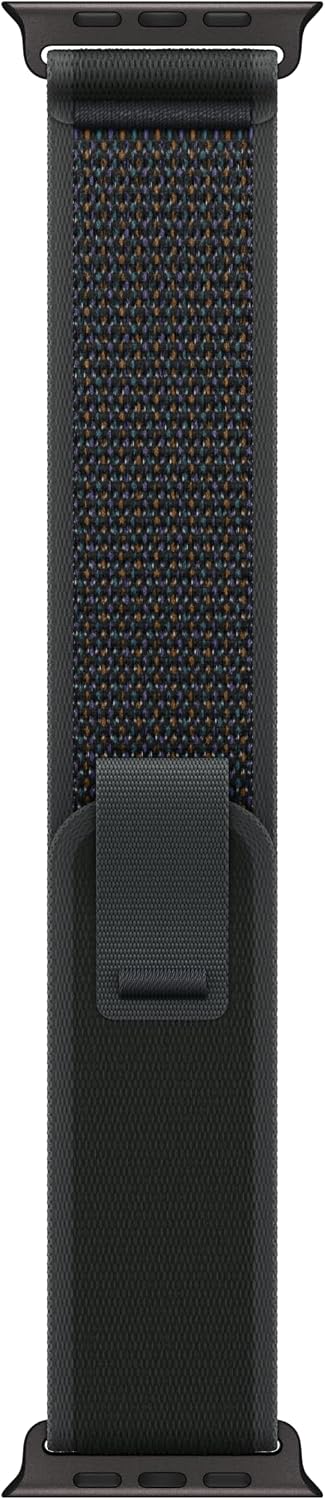 Apple Watch Band - Trail Loop (49mm) - Black with Black Titanium Finish - M/L