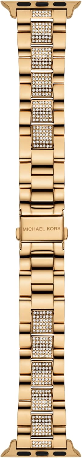 Michael Kors Band for Apple Watch; Stainless Steel Smart Watch Bands for Women; Compatible with Apple Watch 38mm, 40mm, 41mm