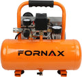 FORNAX Air Compressor, 2 Gallon Oil-Free Portable Compressor, 120V 1HP, 2.2 CFM @ 90 PSI, Max 125 PSI, 65dB Ultra Quiet Portable Compressor for Tire Inflation, Auto Repair, Spray Painting