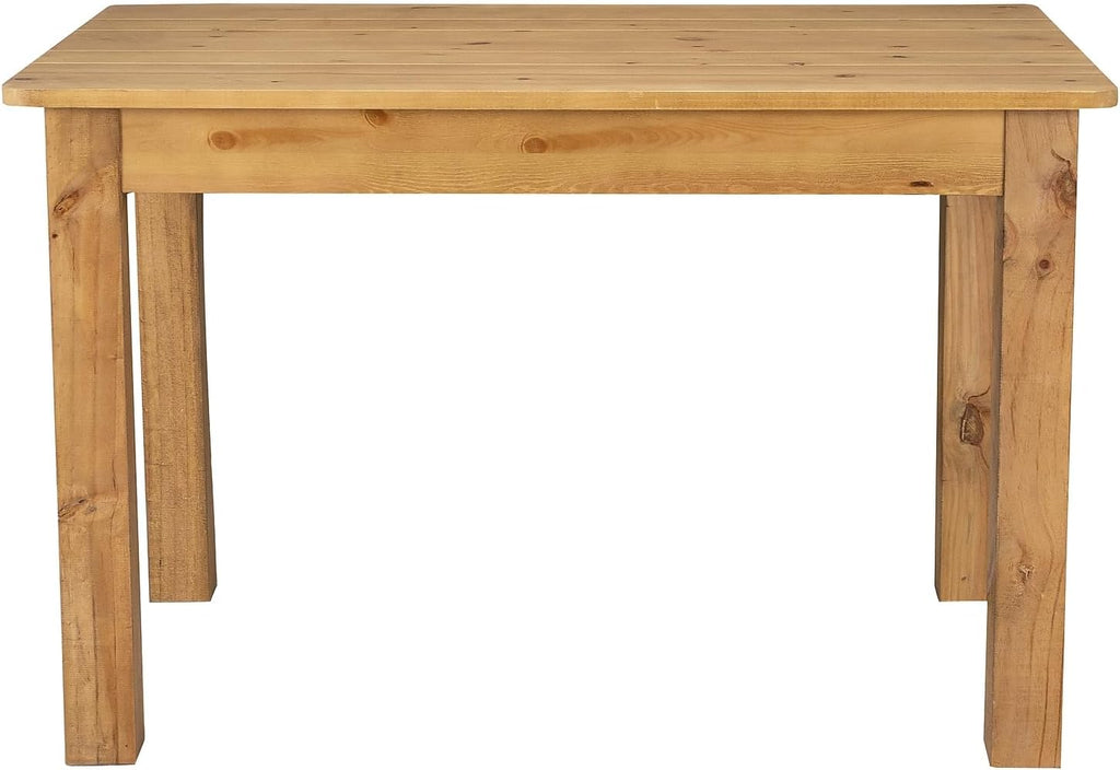 Flash Furniture HERCULES 46' x 30' Rectangular Light Natural Solid Pine Farm Dining Table