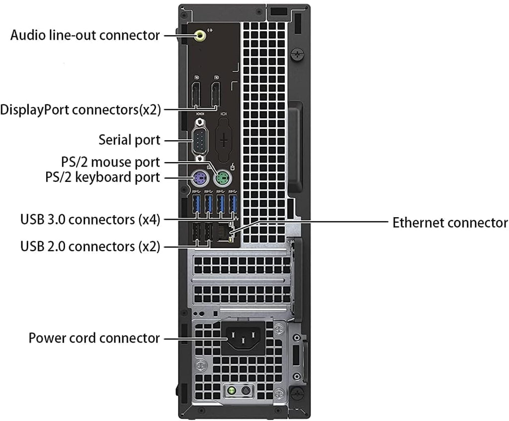 Dell OptiPlex 7040 SFF Desktop PC with 27' FHD Monitor, RGB Headset, Intel Core i5-6500, 16GB RAM, 512GB SSD, Keyboard, Mouse, USB WiFi & Bluetooth, Windows 11 Pro (Renewed)
