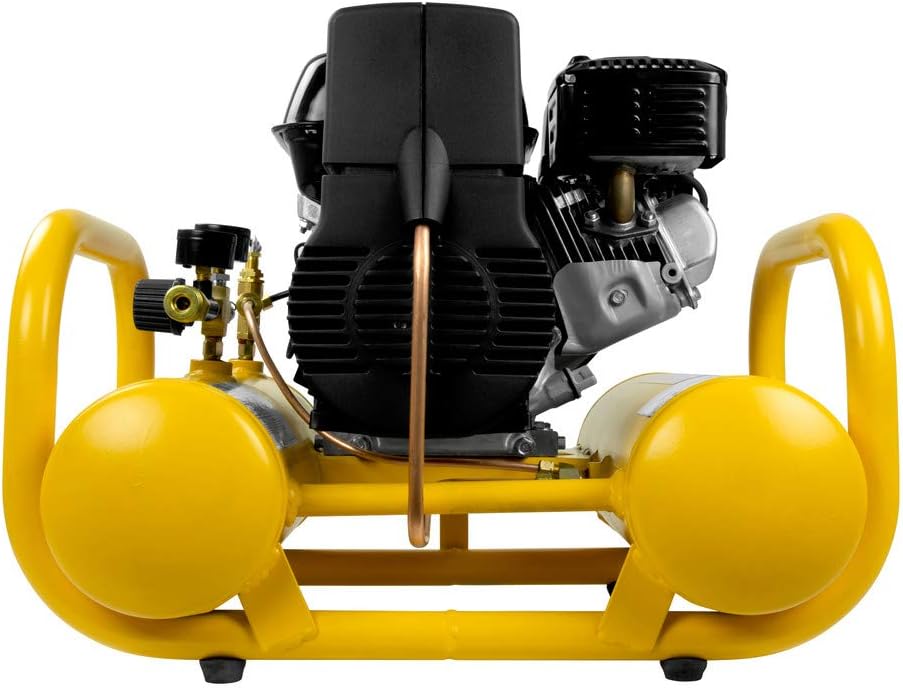 DeWalt 4 Gallon Portable Gas Powered Oil Free Honda Engine Direct Drive Air Compressor (DXCMTA5590412)