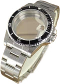 38MM Watch Cases Sapphire Glass Compatible For NH35 NH36 4R36 NH38 NH70 Uni-directional Bezel Watch Accessories