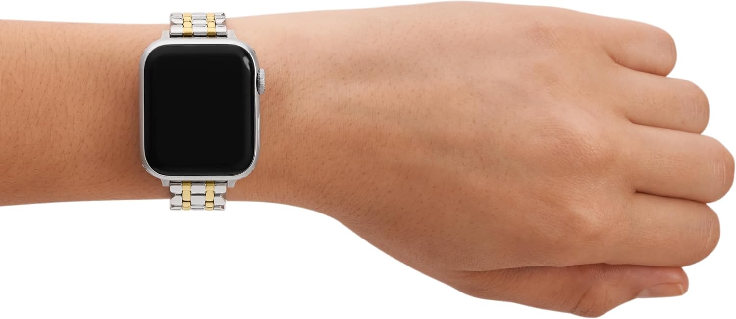 kate spade new york Designer Interchangeable Stainless Steel Band Compatible with Your 38/40/41mm Apple Watch Series 9/8/7/6/5/4/3/2/1/SE