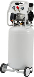 Albott 20 Gallon Electric Air Compressor, 1.8 HP Vertical Wheeled Tank | Oil-Free Air Compressor with Copper Motor 120 PSI Max Garage Air Supply Pneumatic Tool Tire Inflation Use
