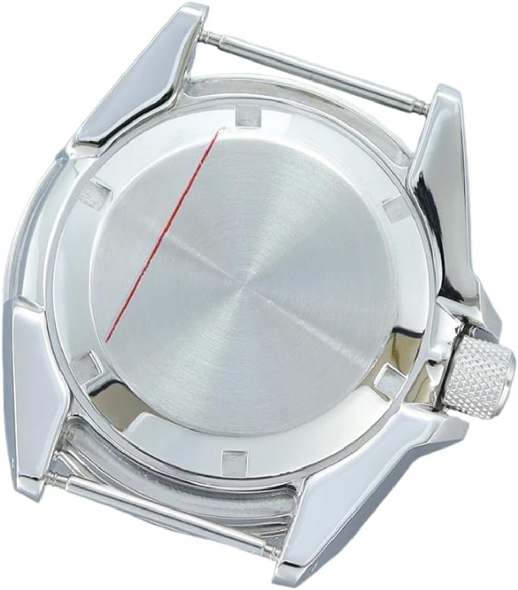43.8mm Waterproof Watch Case 28.5mm Dial Ceramic Bezel Sapphire Crystal Compatible For NH35 NH36 NH38 4R36 Movement