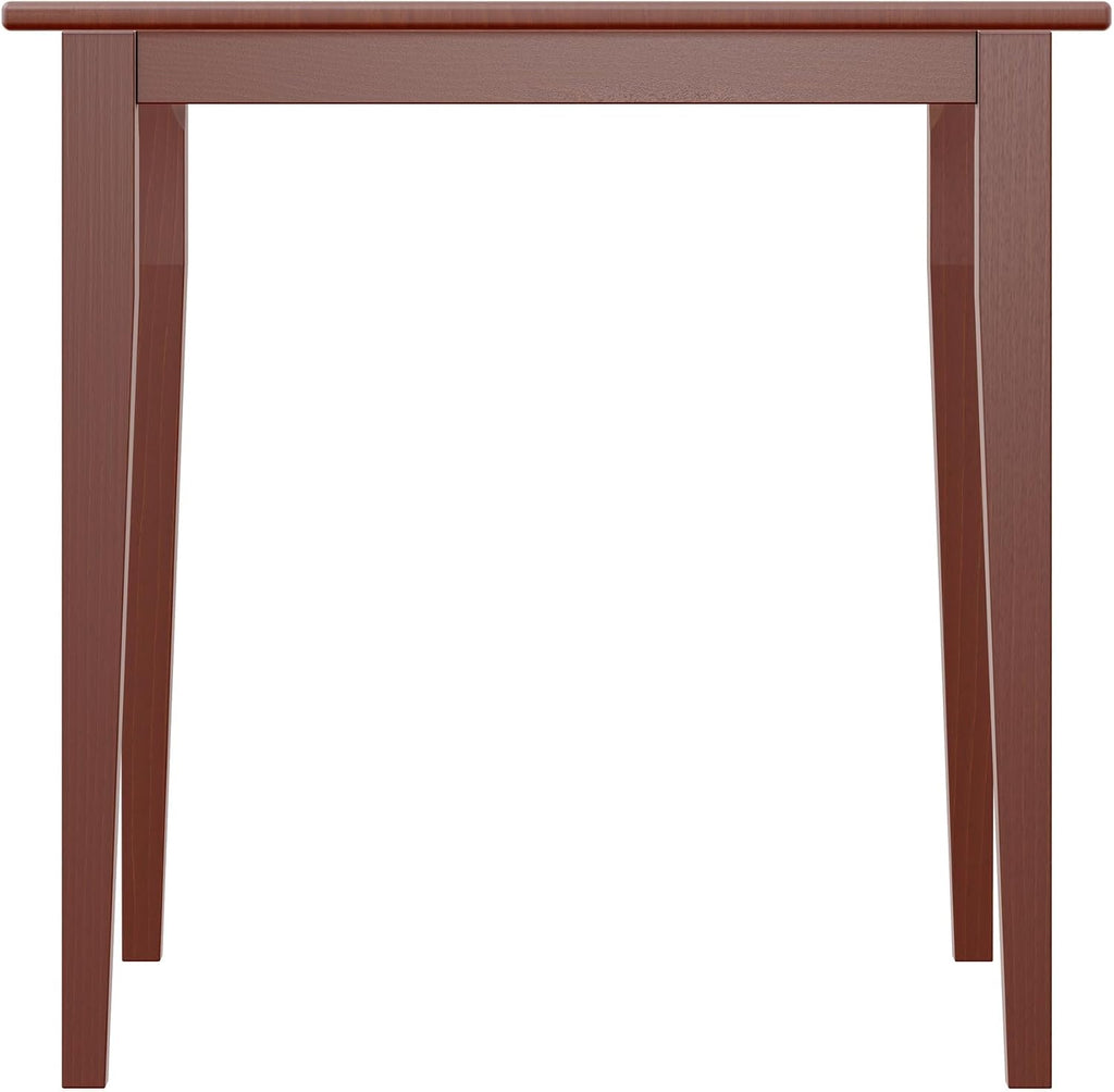 Winsome Groveland Wooden Square Dining Table, 29' in Walnut, Practical & Elegant Table for Eating, Study, Work, Sturdy Furniture for Kitchen, Dining Room, Office, Entryway