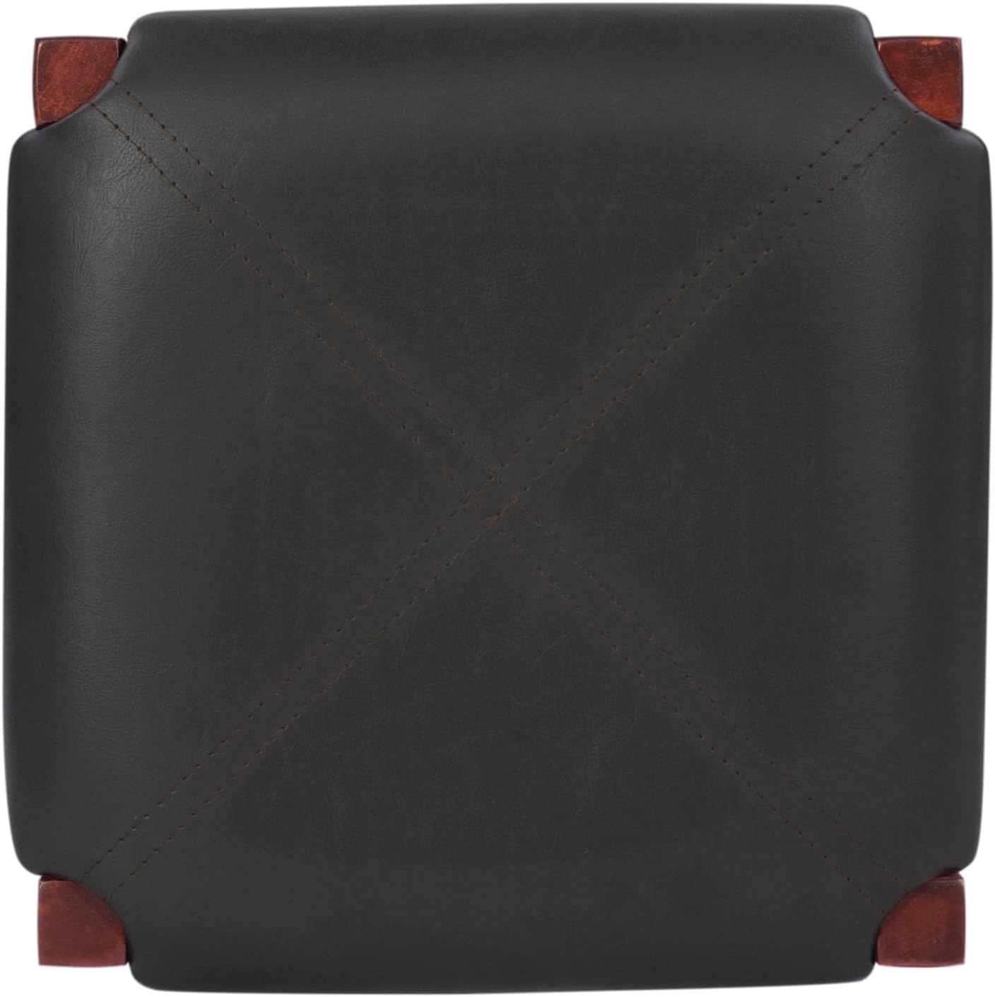 Linon Brown 3-Piece Table Faux Marble Tavern Set, 42' w x 22.25' d x 36' h