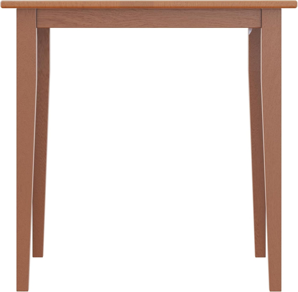 Winsome Groveland Wooden Square Dining Table, 29' in Light Oak, Practical & Elegant Table for Eating, Study, Work, Sturdy Furniture for Kitchen, Dining Room, Office, Entryway