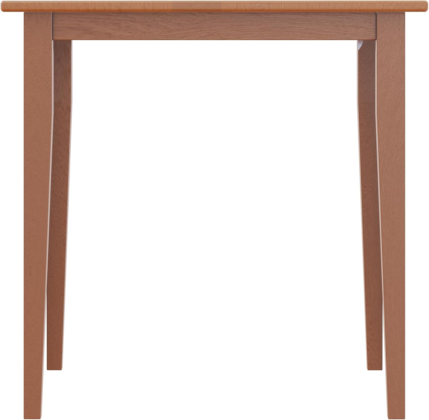 Winsome Groveland Wooden Square Dining Table, 29' in Light Oak, Practical & Elegant Table for Eating, Study, Work, Sturdy Furniture for Kitchen, Dining Room, Office, Entryway