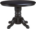 Homestyles Blair Black Round Dining Table, 42'