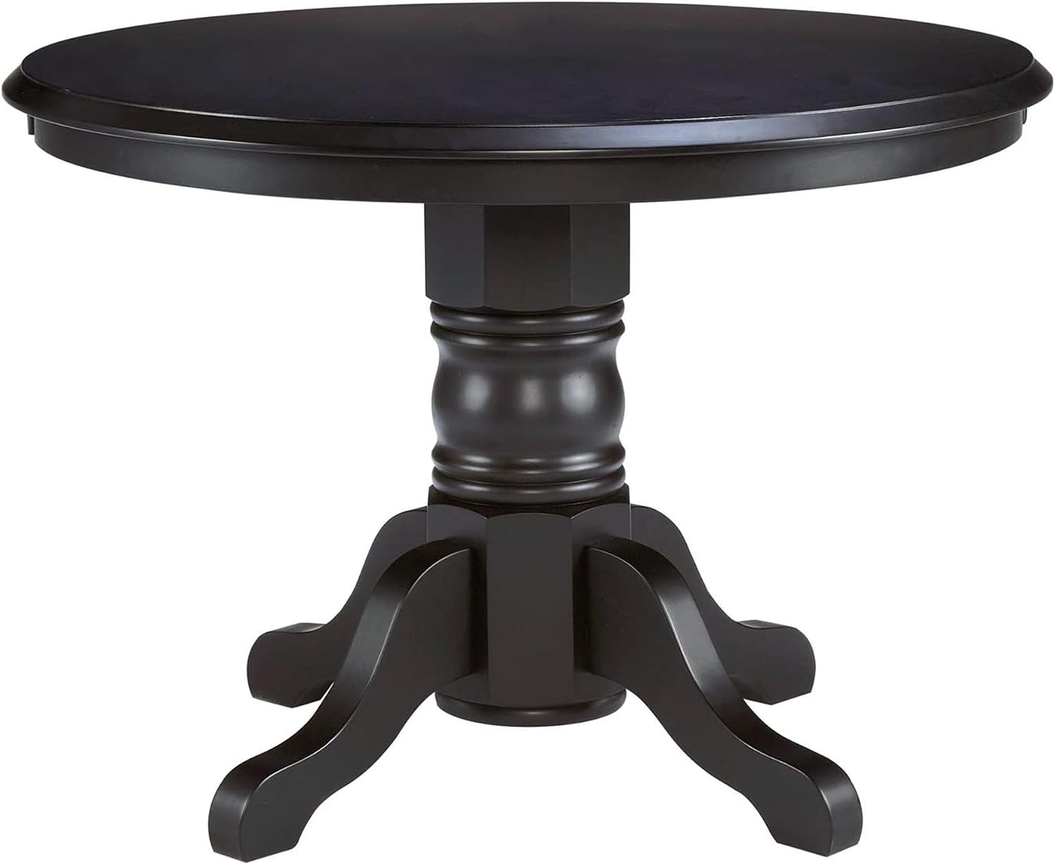Homestyles Blair Black Round Dining Table, 42'