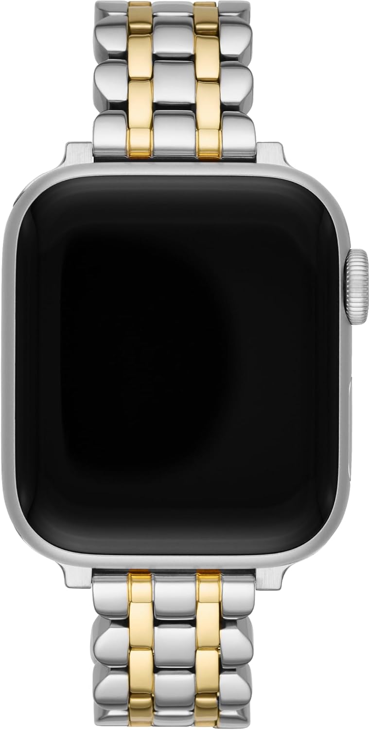 kate spade new york Designer Interchangeable Stainless Steel Band Compatible with Your 38/40/41mm Apple Watch Series 9/8/7/6/5/4/3/2/1/SE
