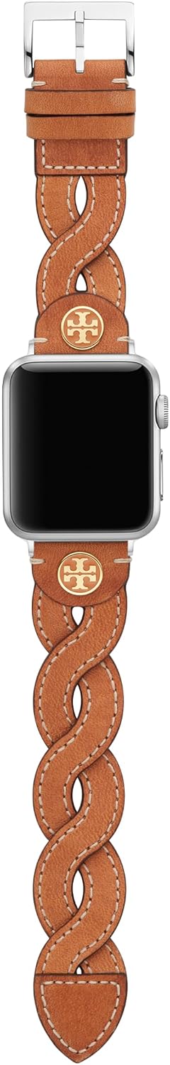 Tory Burch Women's Braided-Leather 38/40/41/42mm Band For Apple Watch®