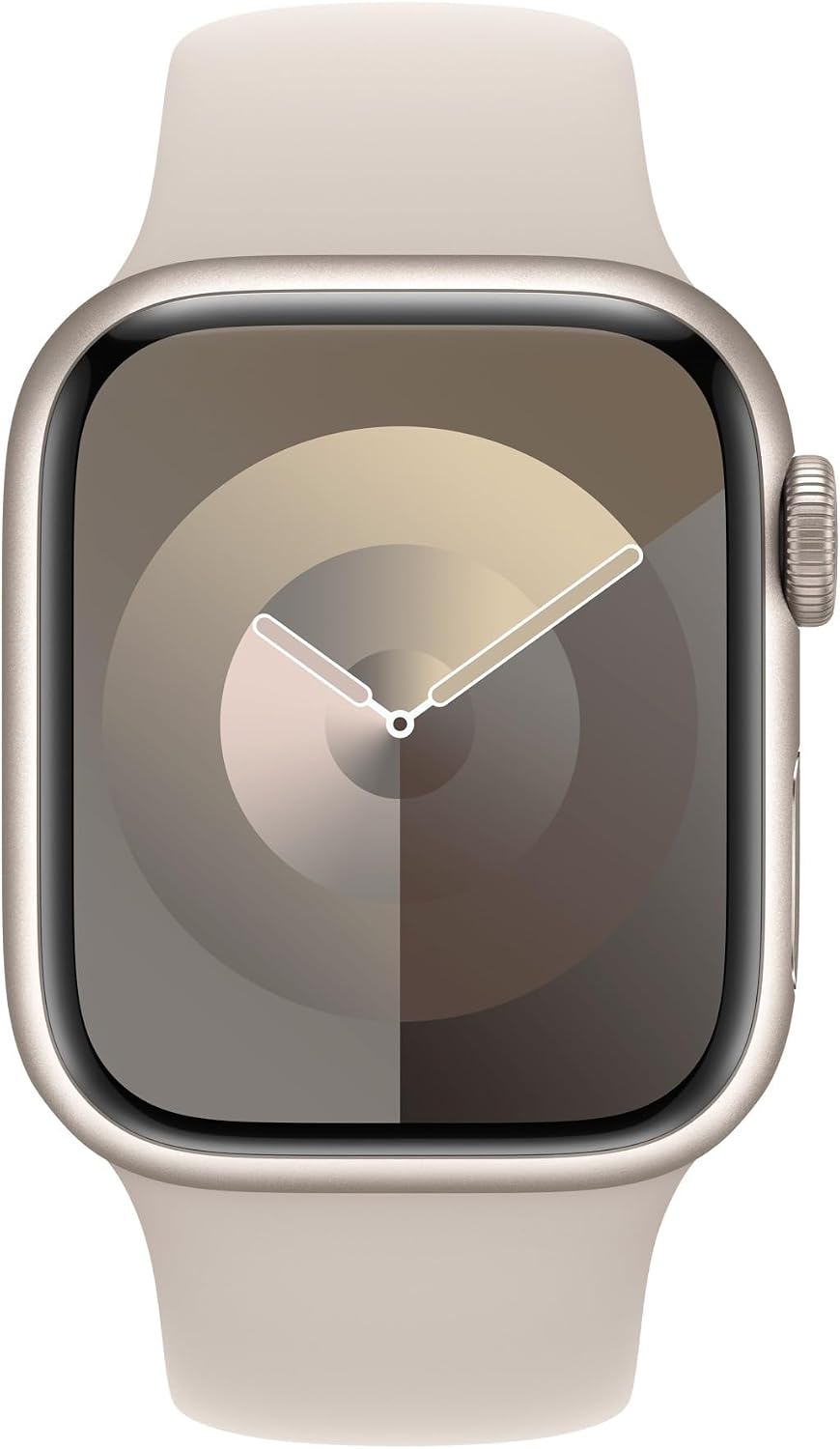 Apple Watch Series 7 (GPS + Cellular, 41mm) Starlight Aluminum Case with Starlight Sport Band, Regular (Renewed)