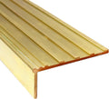 Non-Slip Stair Edge Protector Solid Brass, L Molding Stair Nosing Strips for Stair Step Exterior, Floor Transition Strip Edge Guard for Tile/Wood(49x19mm(1 7/8' x3/4'))