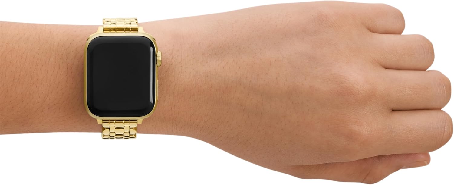 kate spade new york Designer Interchangeable Stainless Steel Band Compatible with Your 38/40/41mm Apple Watch Series 9/8/7/6/5/4/3/2/1/SE