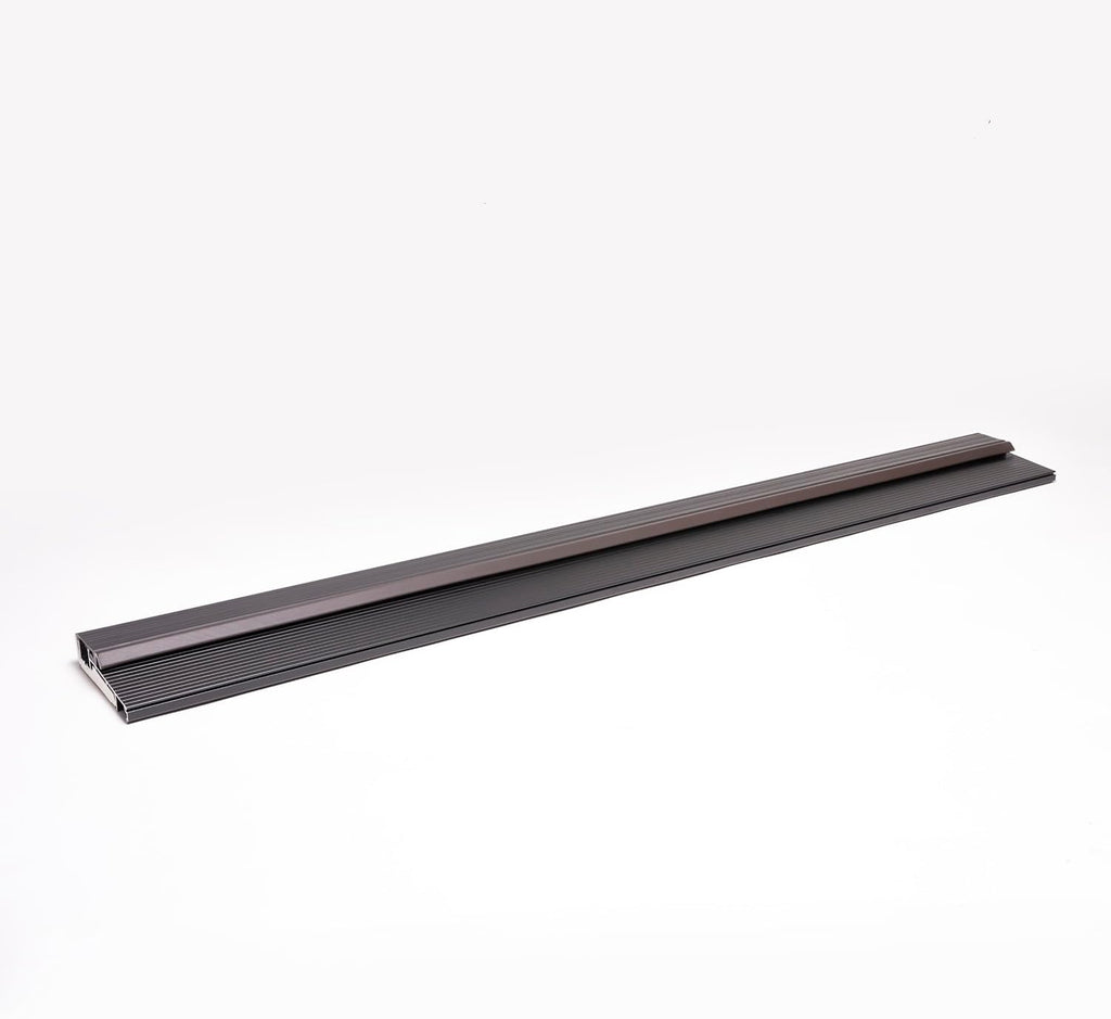 Heavy-Duty Aluminum Outswing Door Threshold, 5-5/8' Width, Black – Weatherproof, Energy-Efficient, Easy to Install – Commercial & Residential – 36', 48', 72' Sizes (36 inch)
