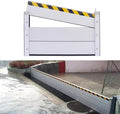 Flood Protection Barrier, Aluminum Flood Baffle with High Reflective Tape, Driveway/Doorway Temporary Dams, 40/60/80cm High Threshold Anti-Flood Wall (Size : 120 * 60cm/47 * 24in)