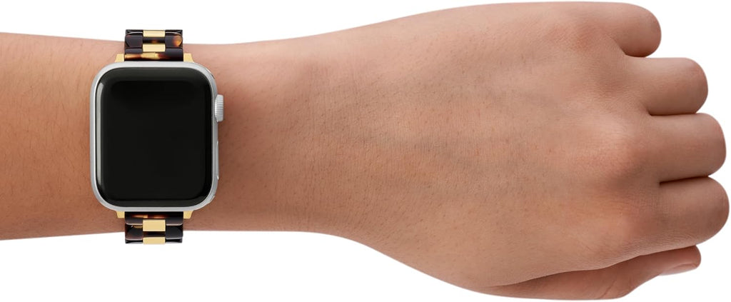 kate spade new york Designer Interchangeable Stainless Steel Band Compatible with Your 38/40/41mm Apple Watch Series 9/8/7/6/5/4/3/2/1/SE