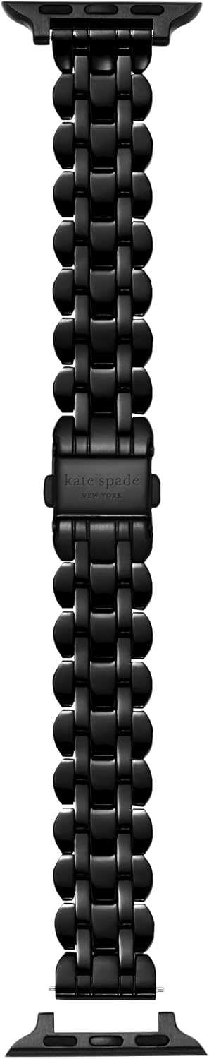kate spade new york Designer Interchangeable Stainless Steel Band Compatible with Your 38/40/41mm Apple Watch Series 9/8/7/6/5/4/3/2/1/SE
