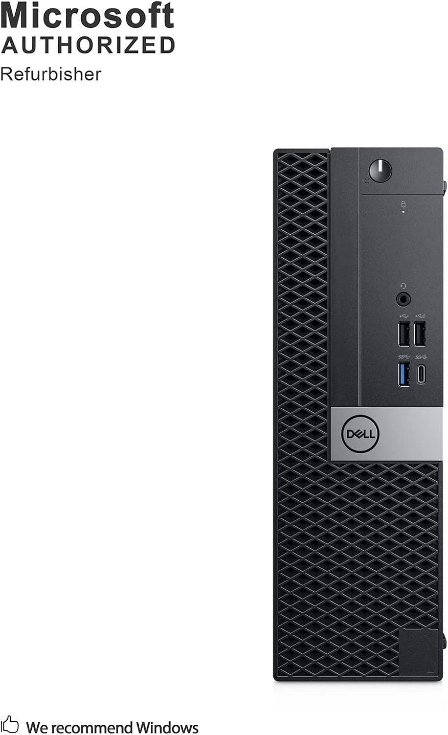 Dell Optiplex 7070 SFF Desktop PC, Core i5-8500, 16GB DDR4, 256GB SSD, USB WiFi, USB BT, Keyboard & Mouse, Windows 11 Pro (Renewed)